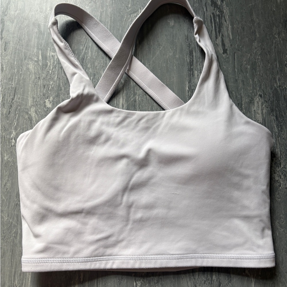 White tank top with cross back